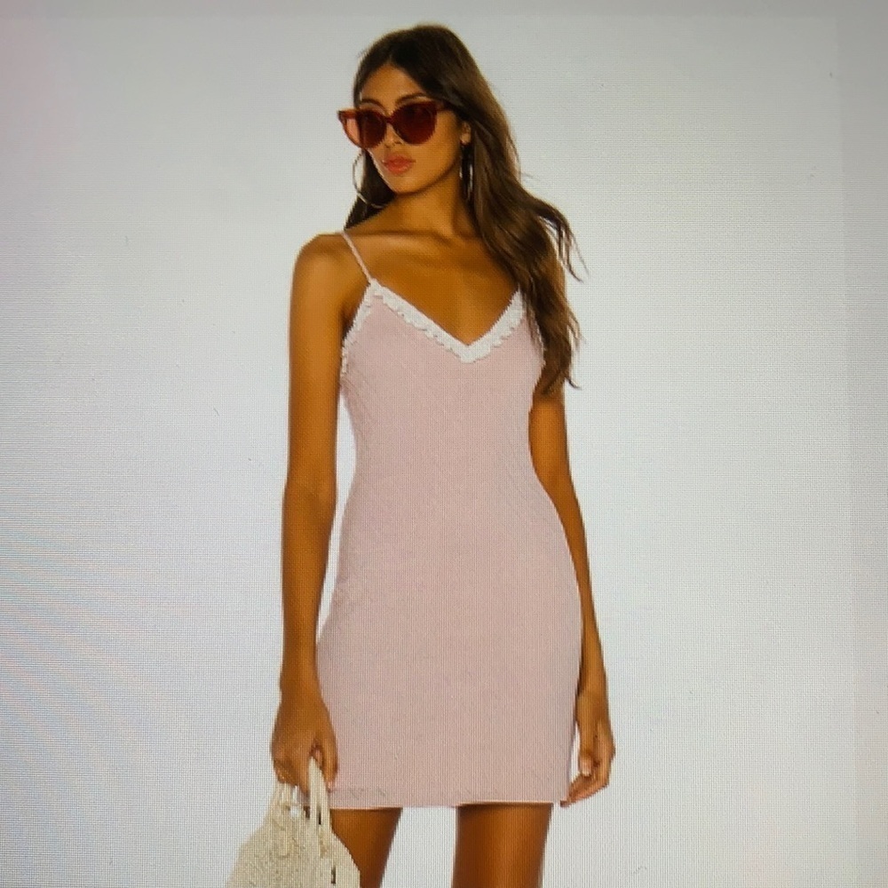 NWT LPA Grazia Pink Mini Dress S